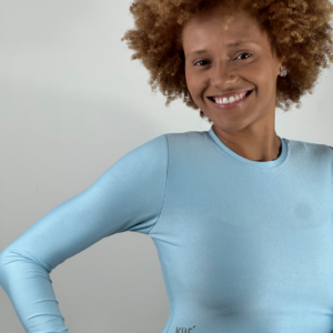 Cropped Essencial Flow Azul Serenity